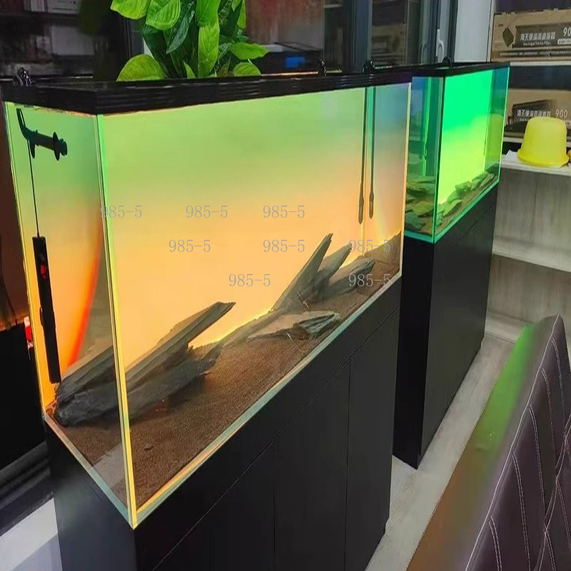 Aquarium Fish Rainbow - แผ่นพื้นหลังอะคริลิคเรืองแสงสำหรับตู้ปลา แสงสีขาว RGB ไล่เฉดสีรุ้ง ไฟ LED