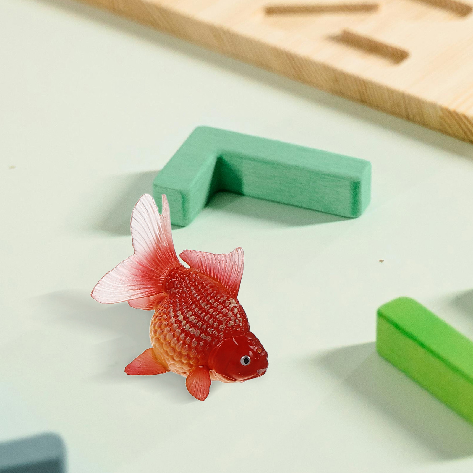 Aquarium Fish Saltwater - ปลาคาร์ฟประดิษฐ์ 4 ตัว ตกแต่งตู้ปลาแบบลอยน้ำ สมจริง สำหรับตู้ปลาน้ำจืด