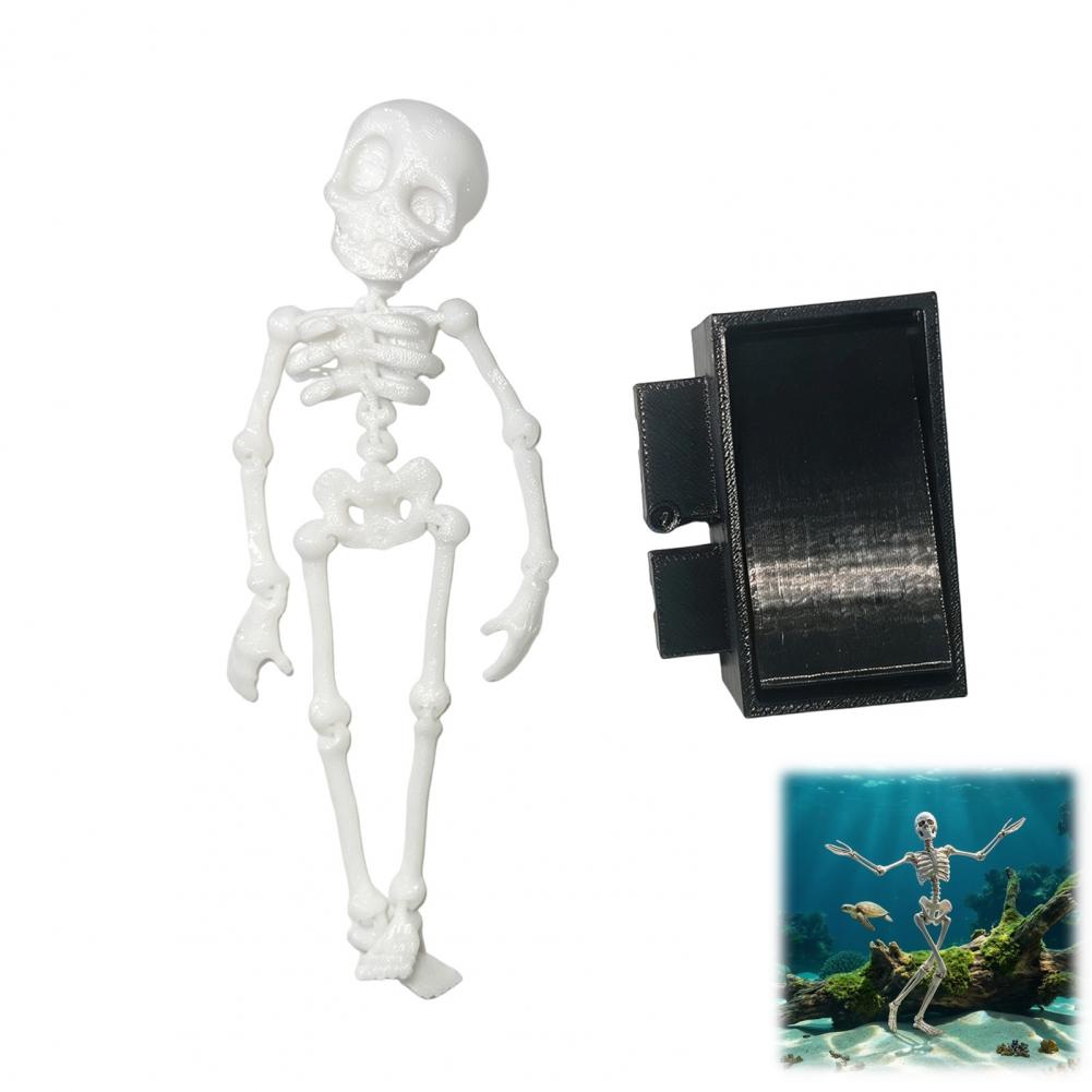 Aquarium Fish Unique - ของตกแต่งตู้ปลา บับเบลอร์ตู้ปลา ของตกแต่งรูปโครงกระดูกเต้นรำ บับเบลอร์ตู้ปลา หินเติมอากาศตู้ปลา ของตกแต่งตู้ปลาน้ำจืดที่มีเอกลักษณ์
