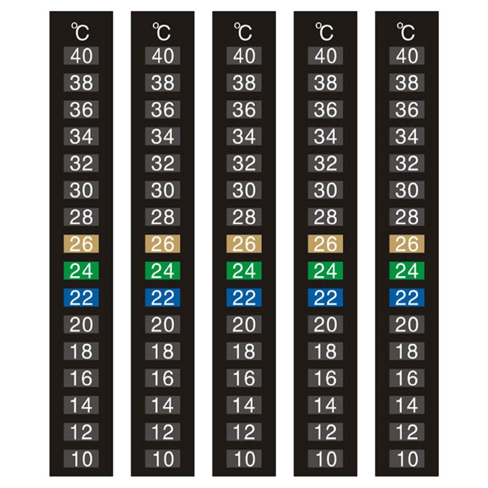 Aquarium Thermometer - เครื่องวัดอุณหภูมิแบบเปลี่ยนสีได้ แบบติดตู้ปลา วัดอุณหภูมิ วัดอุณหภูมิปลา วัดอุณหภูมิตู้ปลา