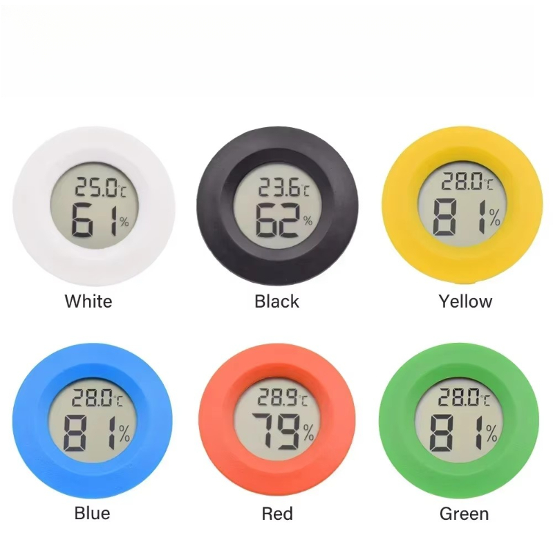 Aquarium Thermometer - อุปกรณ์ตู้เลี้ยงสัตว์เลื้อยคลาน เซ็นเซอร์วัดอุณหภูมิ เครื่องวัดความชื้นดิจิตอลความแม่นยำสูง เครื่องวัดอุณหภูมิ ผลิตภัณฑ์สำหรับสัตว์เลี้ยง เครื่องปรับอากาศ