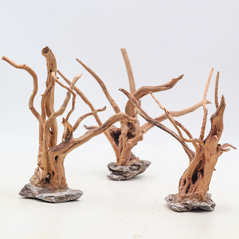 Aquarium Fish For Sale Online - 1PC Aquarium ภูมิทัศน์เครื่องประดับไม้ Tree Root Driftwood