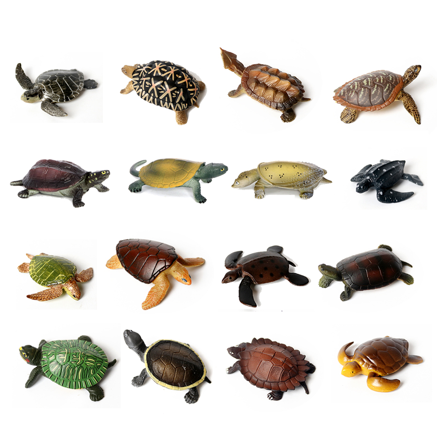 Aquarium Fish Items - โมเดลเต่าทะเลขนาดเล็กเหมือนจริงตุ๊กตาเต่าทะเลของตกแต่งของตกแต่งตู้ปลาพิพิธภัณฑ์สัตว์น้ำ