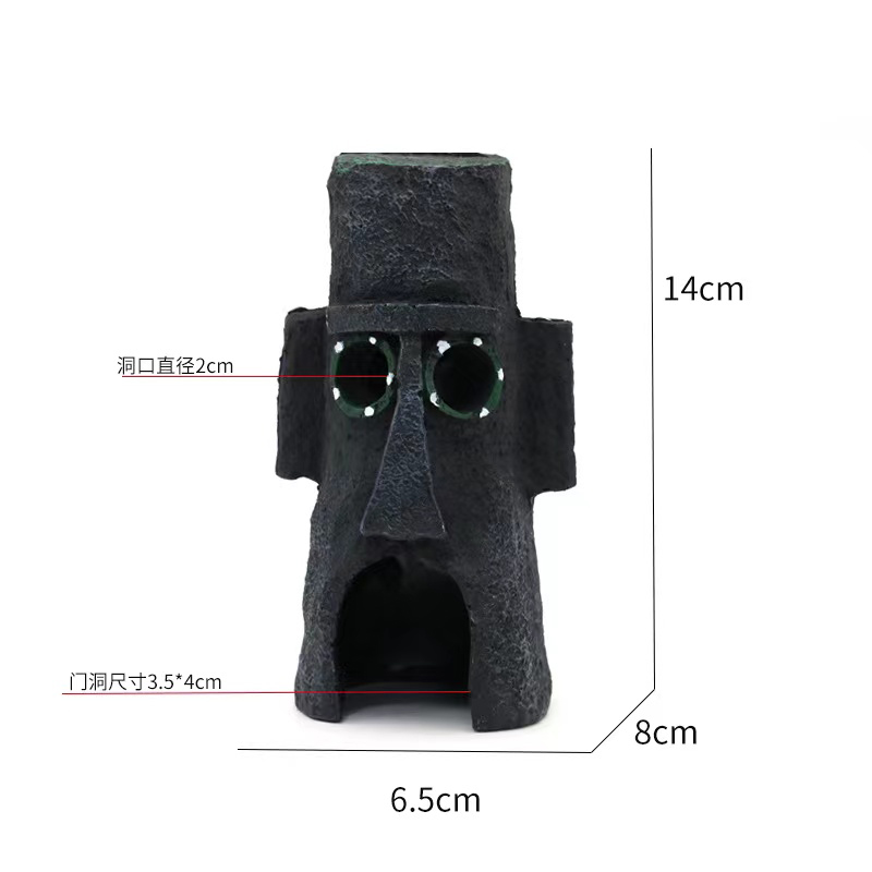 Fish Tank Aquarium ตกแต่งปลากา - Aquarium Fish Cave บทวิจารณ์และราคา