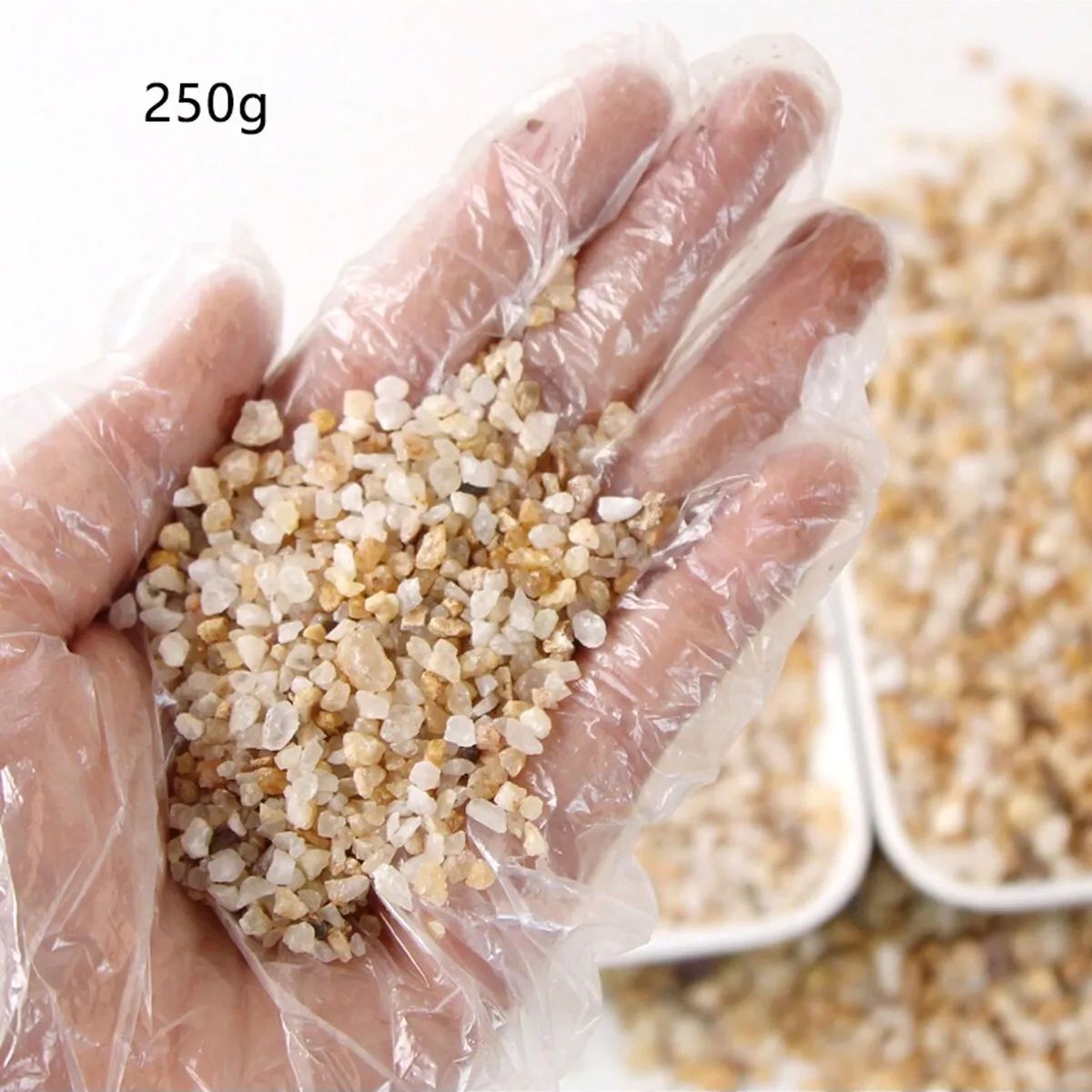 1 pc-250g คริสตัลธรรมชาติกรวดห - Aquarium Fish Pot บทวิจารณ์และราคา