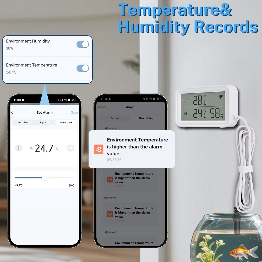 เซ็นเซอร์วัดอุณหภูมิและความชื้ - Aquarium Thermometer บทวิจารณ์และราคา