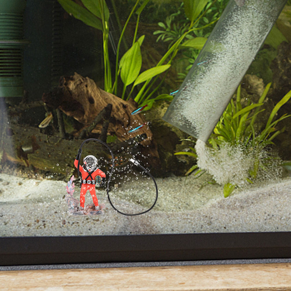 ของตกแต่งตู้ปลาแบบนักดำน้ำตัวน - Aquarium Fish Unique บทวิจารณ์และราคา