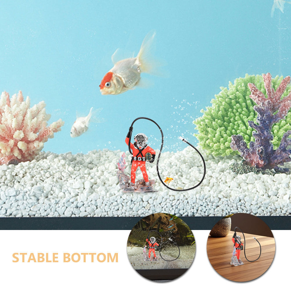 ของตกแต่งตู้ปลาแบบนักดำน้ำตัวน - Aquarium Fish Unique บทวิจารณ์และราคา