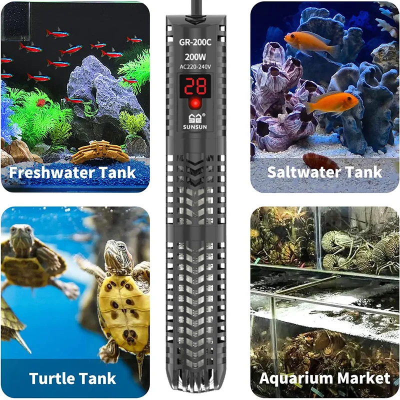 เครื่องทำความร้อนแบบจุ่มสำหรับ - Aquarium Thermometer บทวิจารณ์และราคา