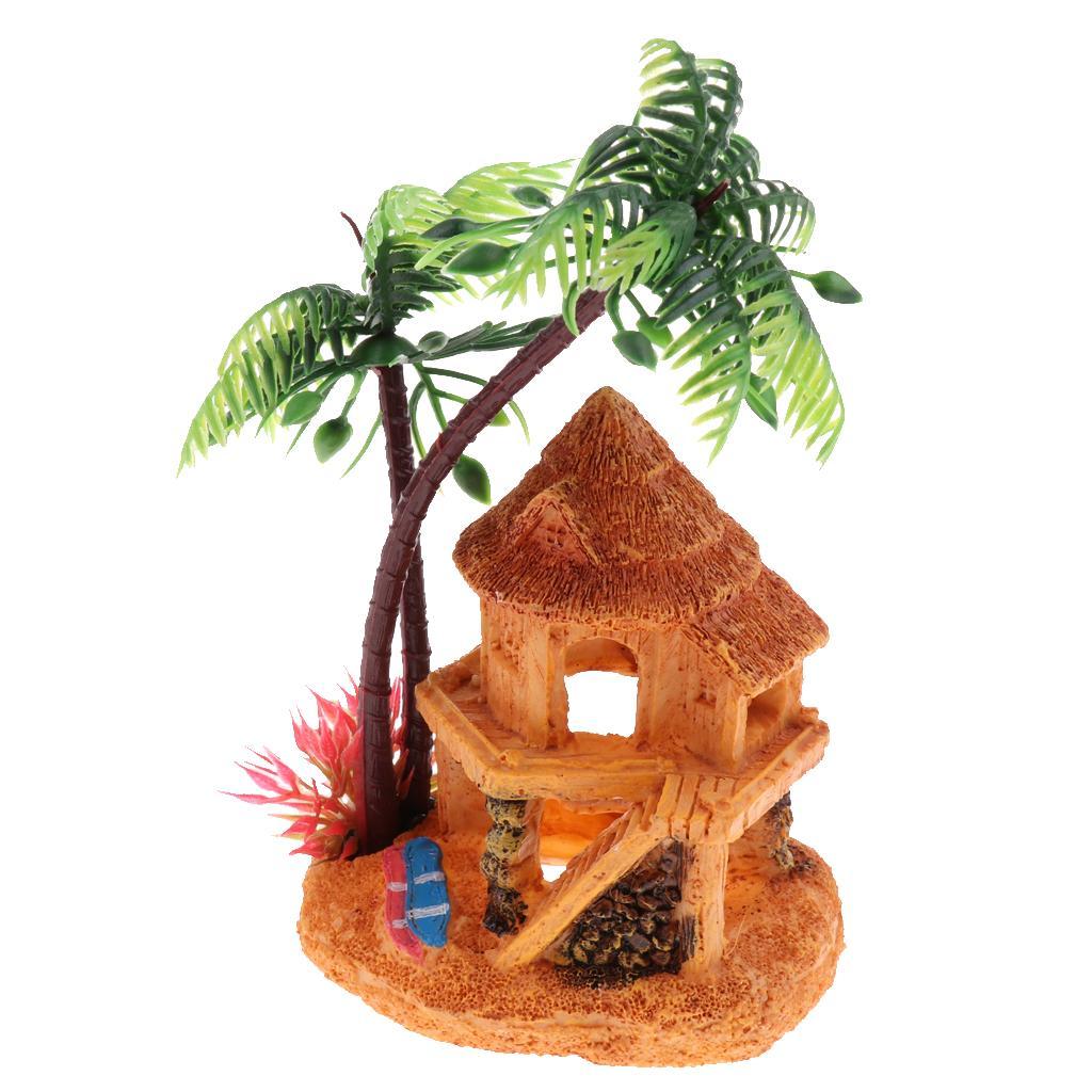 ต้นมะพร้าวเทียมกระท่อมซ่อนถ้ำต - Aquarium Fish Cave บทวิจารณ์และราคา