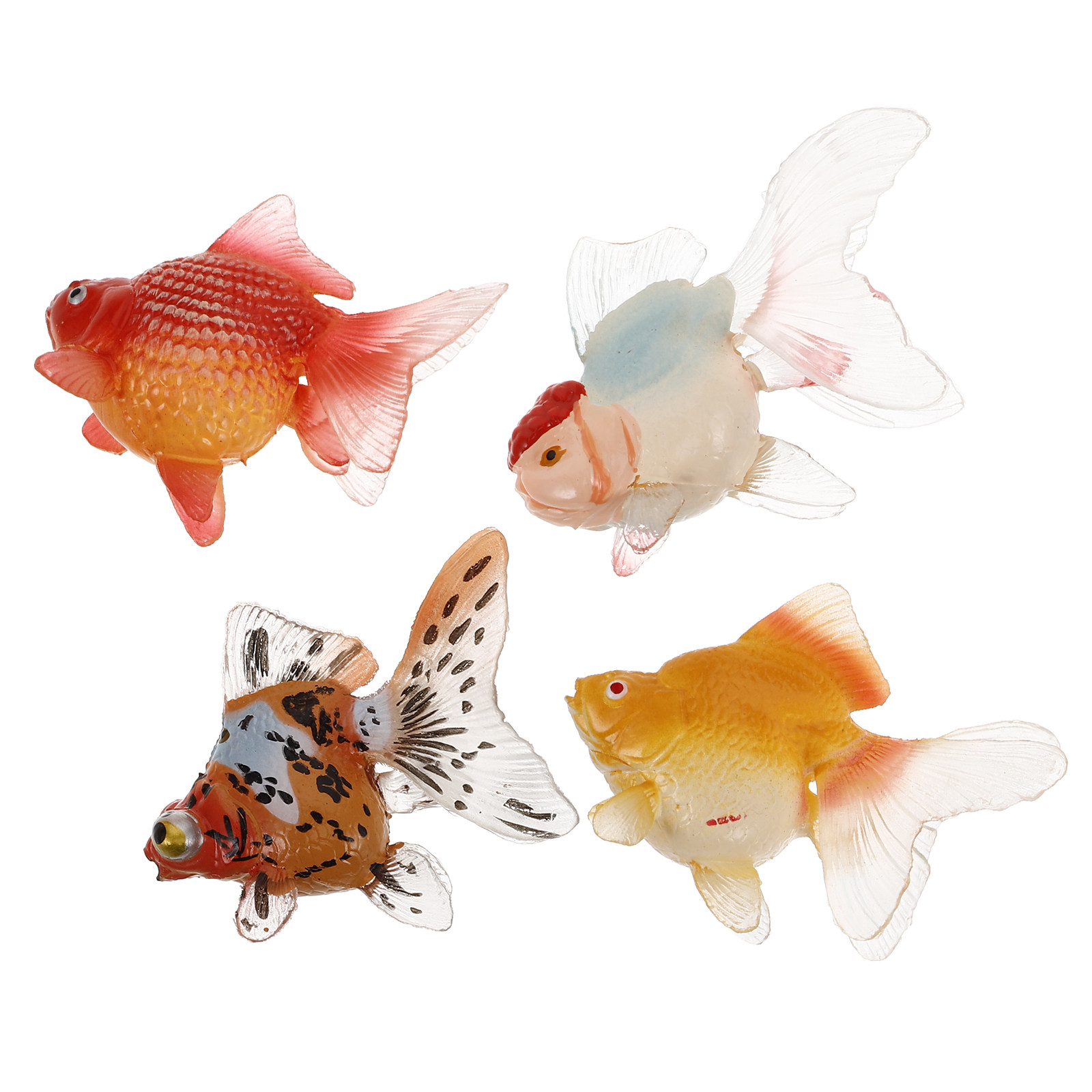 ปลาคาร์ฟประดิษฐ์ 4 ตัว ตกแต่งต - Aquarium Fish Saltwater บทวิจารณ์และราคา