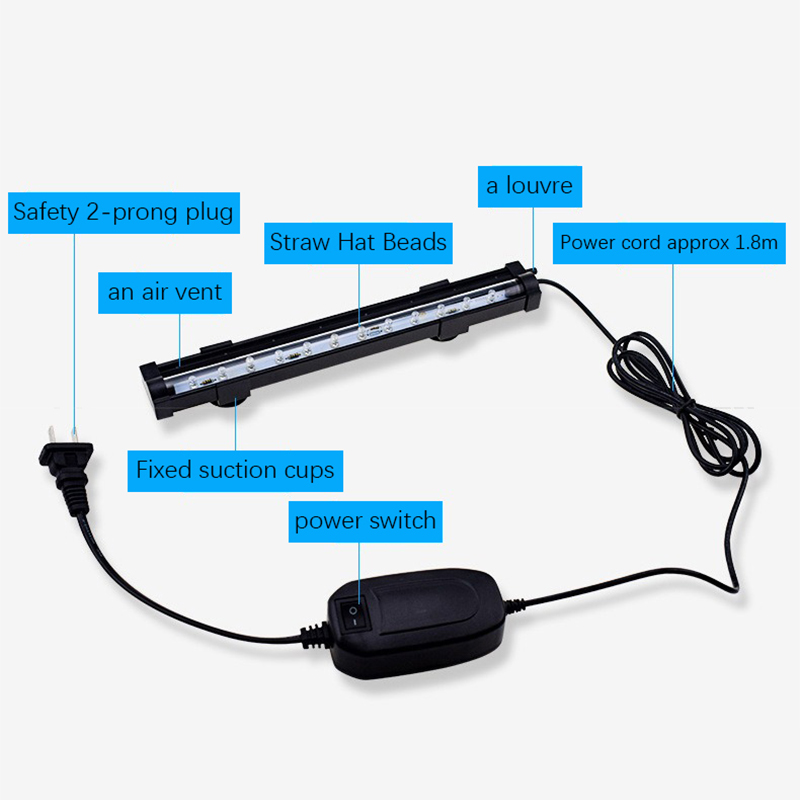 ใหม่ไฟฟอง LED ตู้ปลากันน้ำมีเจ - Aquarium Fish Colour บทวิจารณ์และราคา