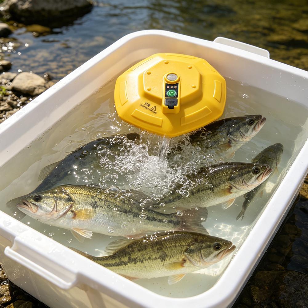 ปั๊มออกซิเจนไร้สายแบบชาร์จไฟได - Aquarium Fish Fishing บทวิจารณ์และราคา