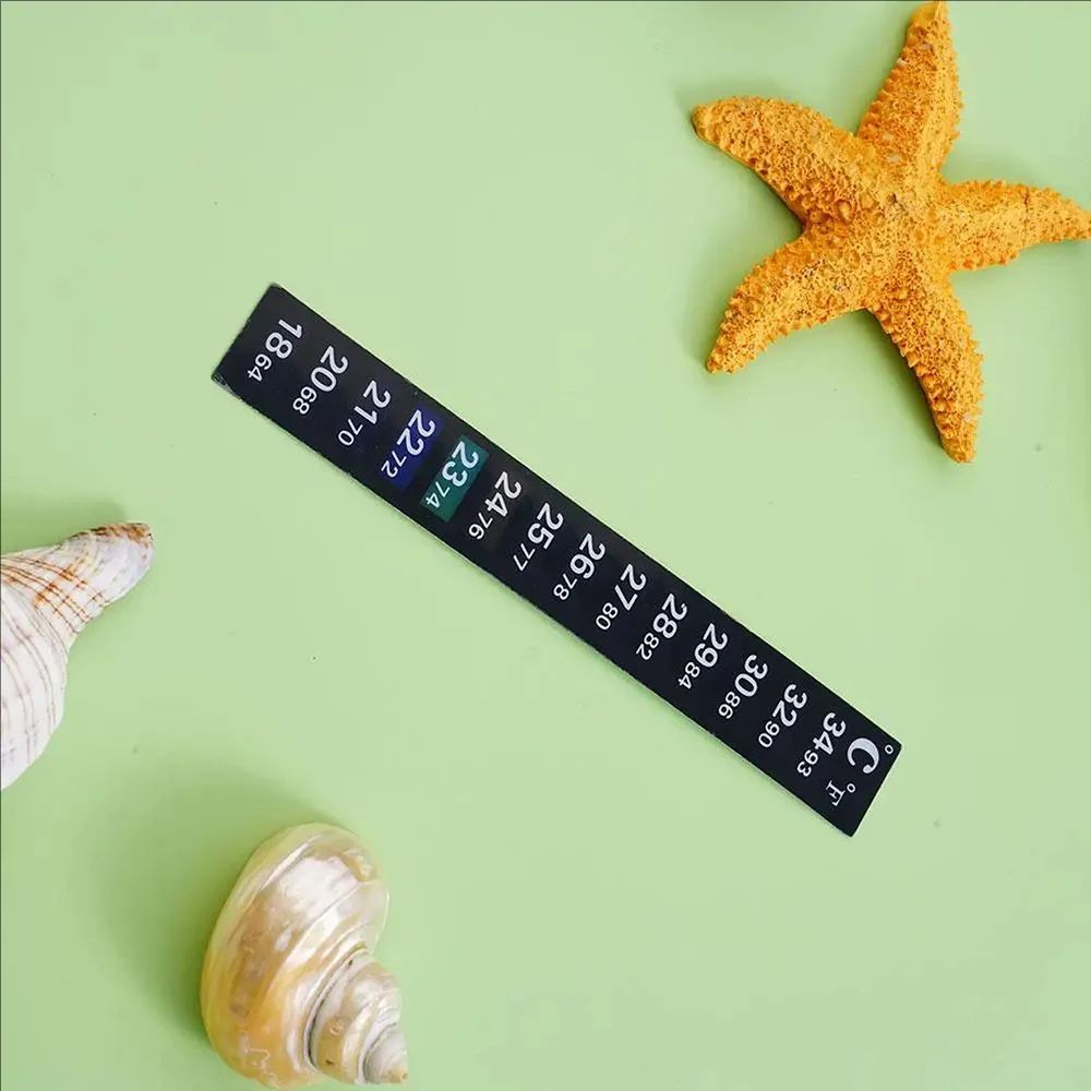 สติกเกอร์วัดอุณหภูมิแบบติดตู้ป - Aquarium Thermometer บทวิจารณ์และราคา