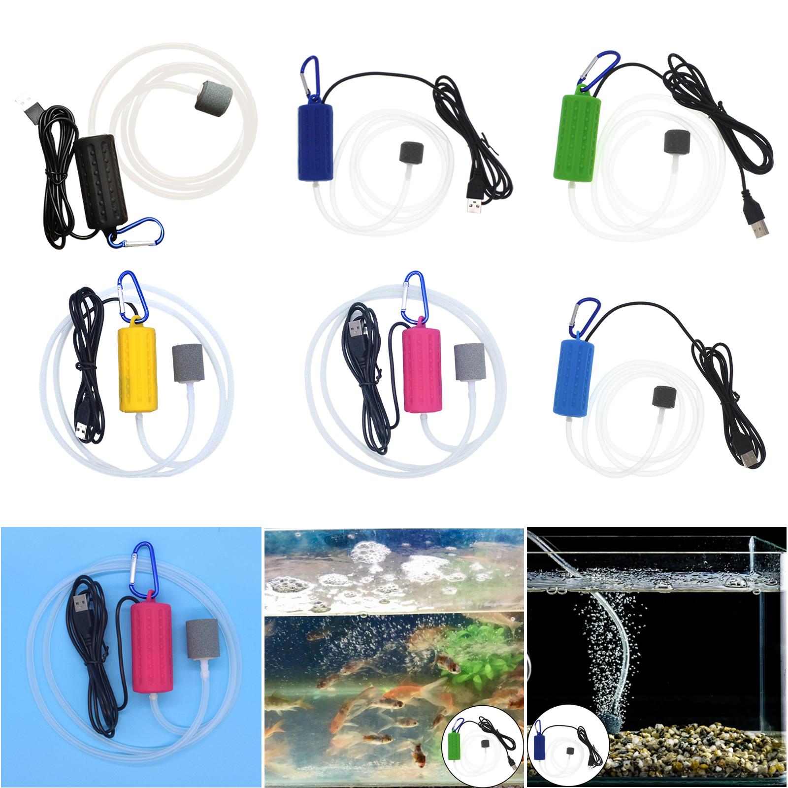 ปั๊มลมตู้ปลาแบบ USB ไมโครออกซิ - Aquarium Fish Fishing บทวิจารณ์และราคา