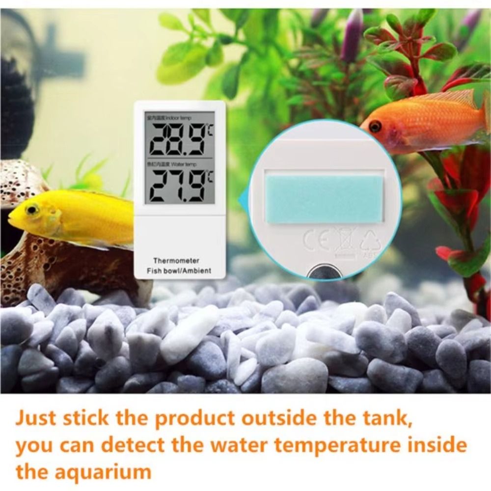 จอแสดงผลดิจิตอล LCD เครื่องวัด - Aquarium Thermometer บทวิจารณ์และราคา
