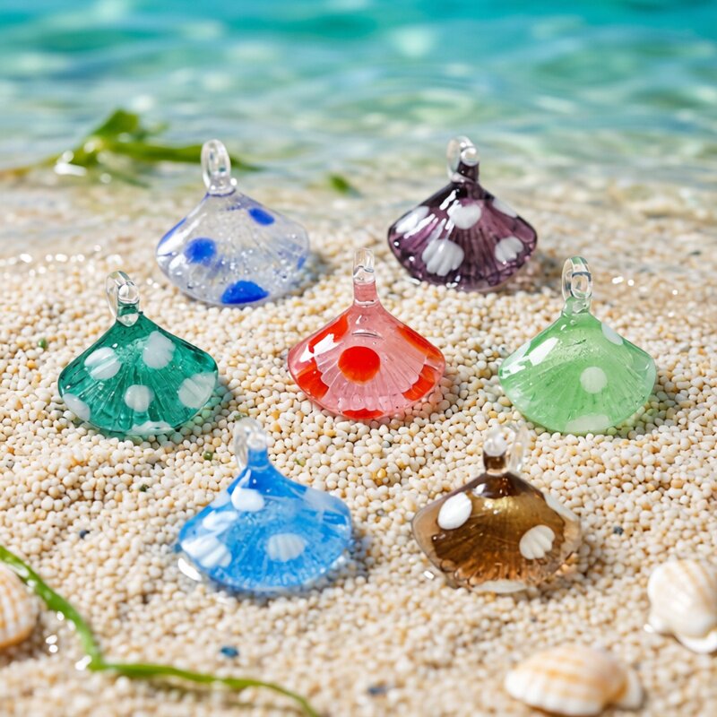 จี้เปลือกหอยหลากสีขนาดเล็ก น่า - Aquarium Fish Items บทวิจารณ์และราคา