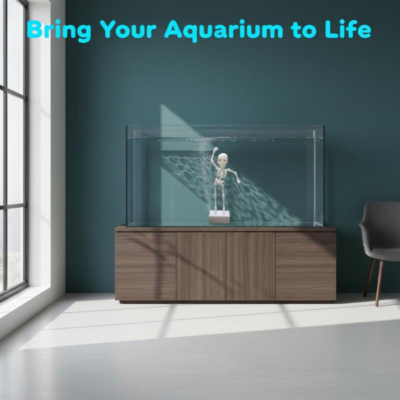 ของตกแต่งตู้ปลาแบบโครงกระดูกเต - Aquarium Fish Unique บทวิจารณ์และราคา