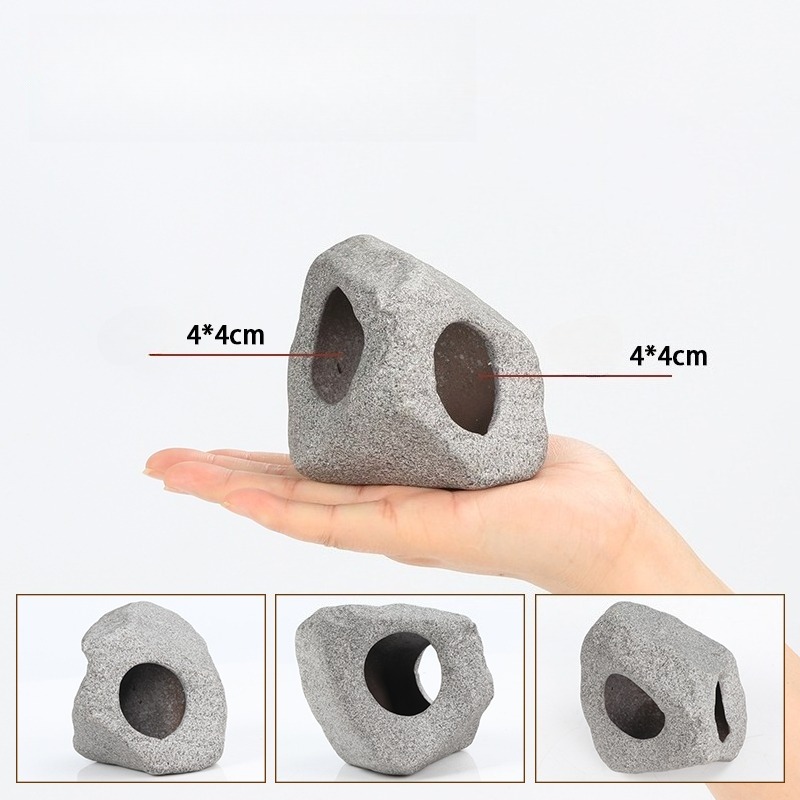 ถ้ำหินตกแต่งตู้ปลาเซรามิก สำหร - Aquarium Fish Cave บทวิจารณ์และราคา
