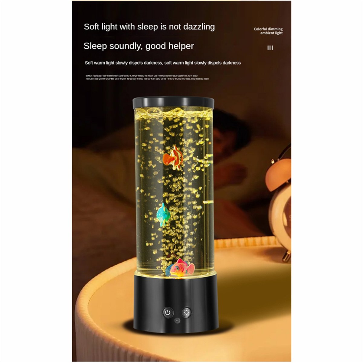 โคมไฟปลา A99Z มินิ RGB แบบฟองอ - Aquarium Fish Colour บทวิจารณ์และราคา