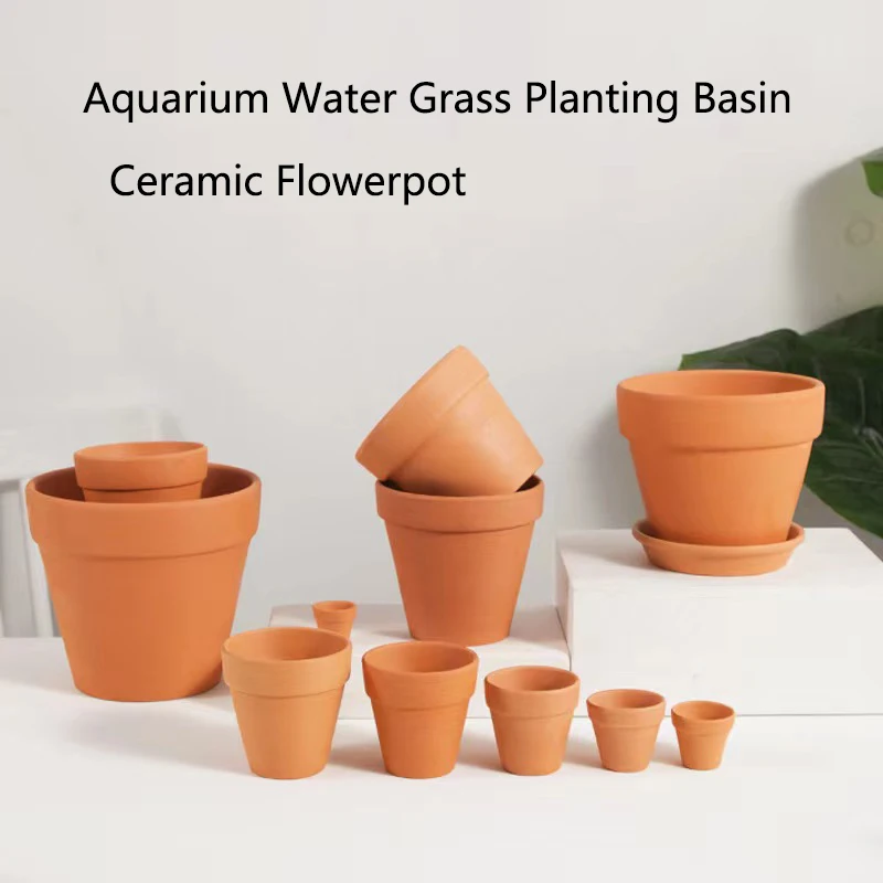 โคลนสีแดงตกแต่งตู้ปลาสําหรับหญ - Aquarium Fish Pot บทวิจารณ์และราคา