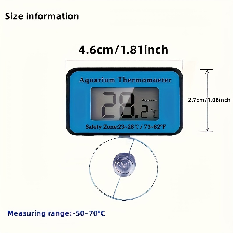 เครื่องวัดอุณหภูมิในตู้ปลาแบบด - Aquarium Thermometer บทวิจารณ์และราคา