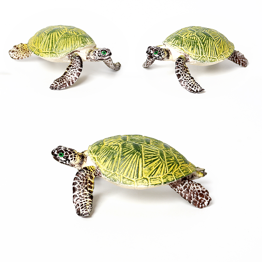โมเดลเต่าทะเลขนาดเล็กเหมือนจริ - Aquarium Fish Items บทวิจารณ์และราคา